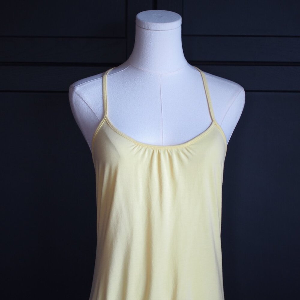 Garage | Yellow Racerback Tank Top - Picture 3 of 5